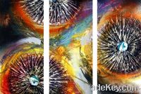 Abstract Oil Painting on Canvas