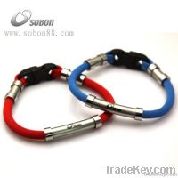 sports titanium bracelet with ion