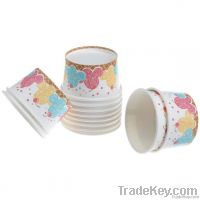 paper ice cream cups with lid