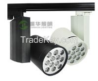 9W/12W/15W/18W led rotatable track rail light, epistar led track spotlight 220V