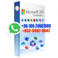 Microsoft 365 E3 Enterprise 1 Year 100users Subscription License Key From China