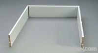 MDF or particle board folding drawer