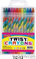 Twist crayon/plastic crayon/retractable crayon/crayon