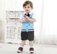 summer boys gentleman suit children clothes baby boys multiple clothing sets