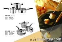 stainless steel cookware set