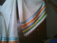 hand woven cotton scarf