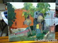 Original scenery oil painting