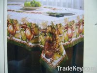 polyster jacquard table cloth, table cover, table runner