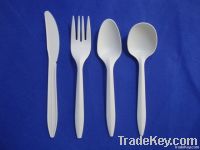 biodegradable disposable flatware/biodegradable cutlery