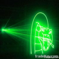 3000mw single green beam anmiation laser light