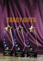 HIGH GRADE K9 Crystal award trophy, with high class gift box packing From China