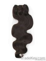 100%human hair extension body weave