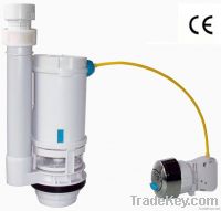 Cable control dual flush valve