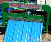 sheet steel roofing making machine
