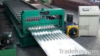 Corrugated sheet steel roofing making machine