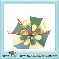 Green and Yellow Windproof Golf Umbrella
