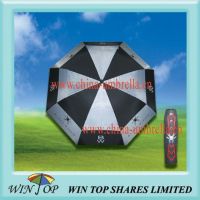 Arc 68 inch, Radius 34 inch Black Widow Auto Golf Umbrella