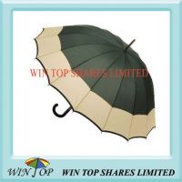 2 Colors Manual Wooden Umbrella