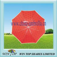 Hot Sale Auto Straight Printing Umbrella with Ruffle