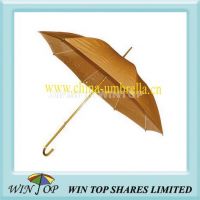 Auto Stick Aluminum Golden Color Umbrella