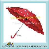 15.5 inch Printed Lace Kid Umbrella