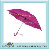 15.5 inch Cheap Material Pink Children Umbrella