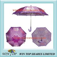 Quality Children Rain Umbrella with heat transfer printing
