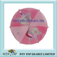 18 inch Princess design fiberglass Child Umbrella  