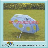 Hand Open Straight Stransparent EVA Umbrella (WTP023)