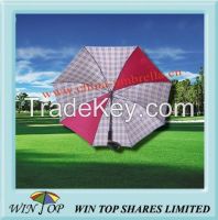 Unique Golf Umbrella with Wooden Golf Head Handle (WT6123)