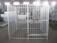 hot sales galvanized dog kennel with available roof