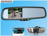 3.5 inch rearview mirror monitor with optional autodimming and compass