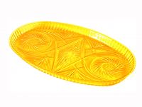 Plastic Crysta Decorate Tray From Thailand