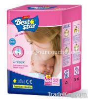 Beststar baby diaper(middle package)
