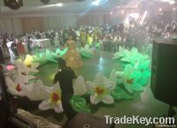 led inflatable flower for wedding decoration