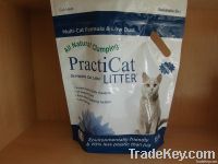 Plastic dog food packaging bag with zipper