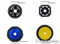 Speaker cones, frames, gaskets, coil bobbin, snap fasteners