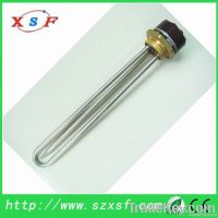 immersion heater with flange detactor