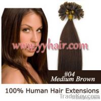 100S 18 inch Nail tip hair 0.7g/s Human Hair Extensions #04