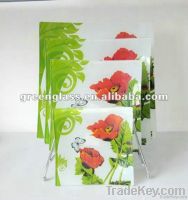 Square glass plate