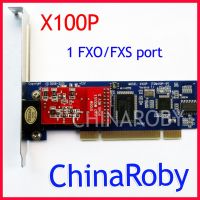 ChinaRoby X100P Asterisk card with 1 FXO port , Supports Sangoma FreePBX Issabel Asterisk Dahdi