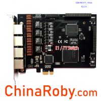 ChinaRoby TE420 Asterisk Dahdi Card 4 Port E1 T1 Card ISDN PRI Digital Freepbx Issabel