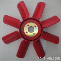 red plastic fan blade