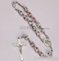 Car Rosary, cloisonne beads car rosary, rosary bracelets