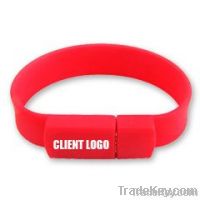 Wrist band usb flash drive