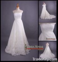 2013 famous brand lace A-Line wedding dress