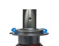 Double copper tube high-power LED car headlight bullet series