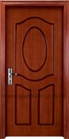 Wood grain steel fire door QA-GFM005