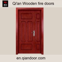 Wooden fire door