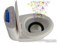 Mini portable slider toilet speaker for iphone/ipoad/epad/ipad(KHS002)